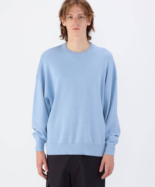 CABaN コットンカシミヤ クルーネックプルオーバー（ニット/セーター