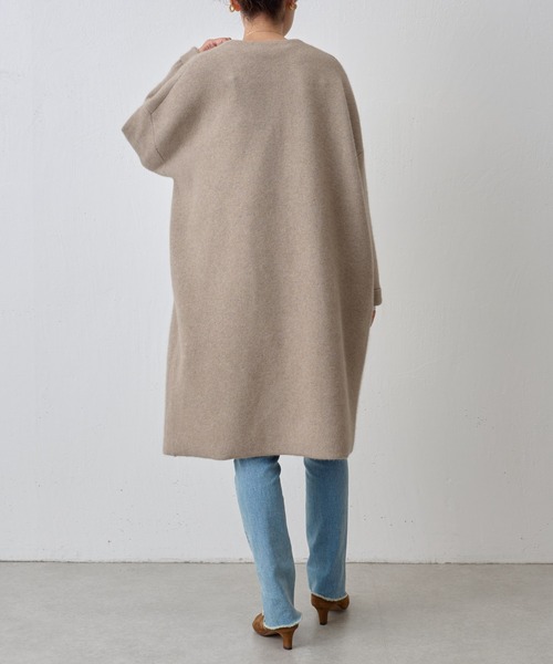 BEARDSLEY（ビアズリー）の「ニットコートロング（ノーカラーコート