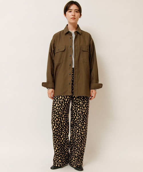 バックサテンミリタリーシャツ | ジョンブル公式通販/JOHNBULL ONLINE