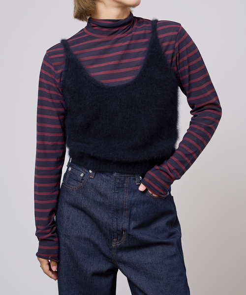 IENA LA BOUCLE ファーニットキャミソール IENA LA BOUCLE ファー