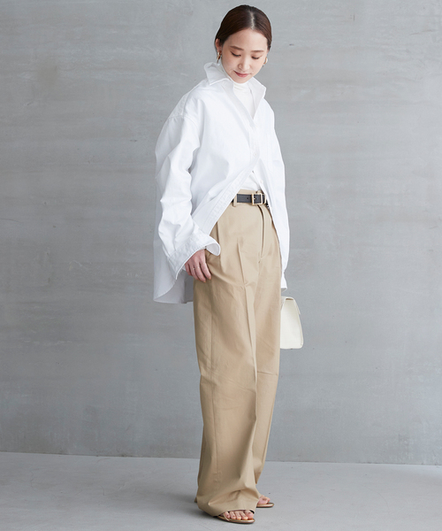 Deuxieme Classe（ドゥーズィエムクラス）の「*TUCK CHINO ワイド