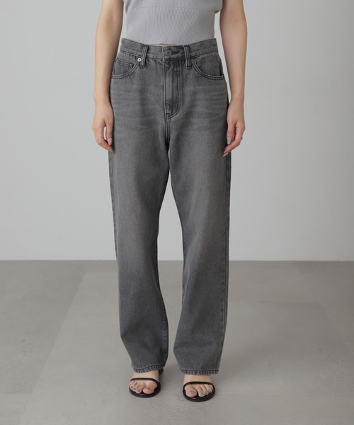 4サイズ展開XS-L】ストレートデニムパンツ【低身長サイズ有】（デニム