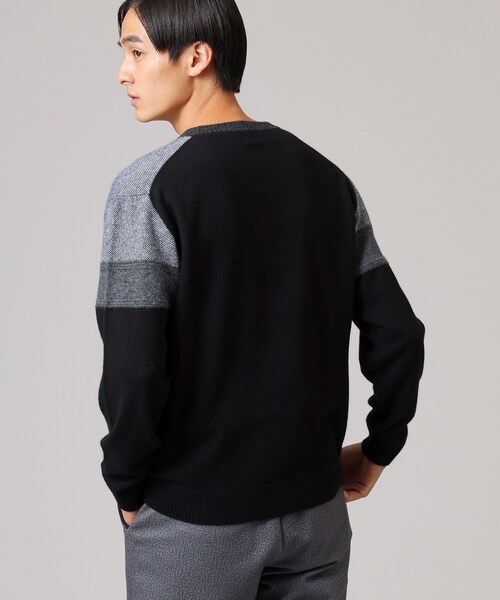 TAKEO KIKUCHI（タケオキクチ）の「◇【カシミヤ】フルカシ パネル柄