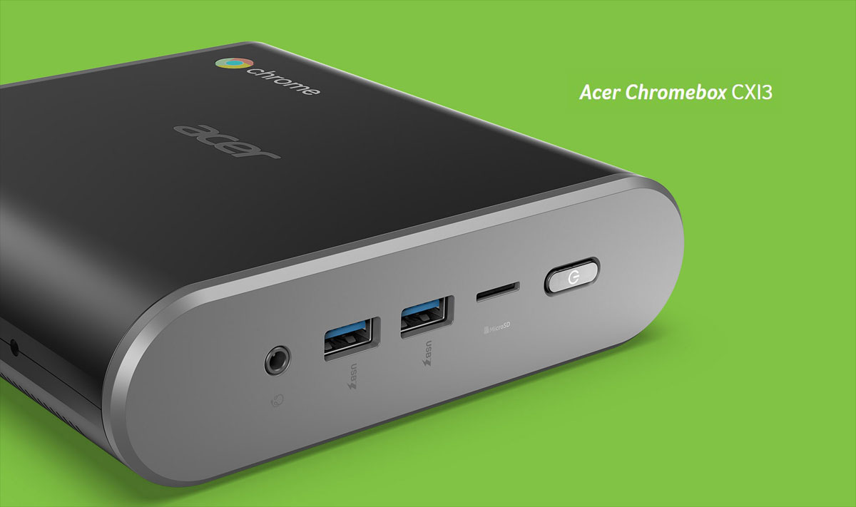 Acer CXI3 Chromebox - Intel Core i7 (8th Gen) i7-8550U 1.80 GHz