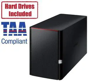 LinkStation 220 4TB Cloud Storage with Hard Drives Included