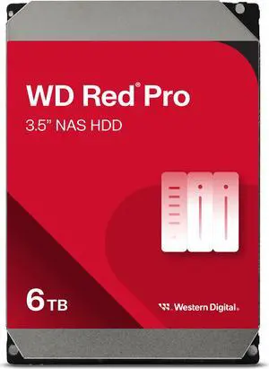 WD Red Plus WD60EFPX 6TB 5400 RPM 256MB Cache SATA 6.0Gb/s 3.5
