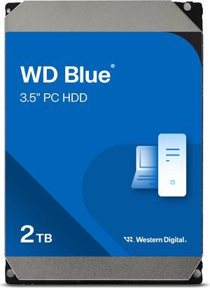WD Blue 2TB Desktop Hard Disk Drive - 7200 RPM SATA 6Gb/s 256MB