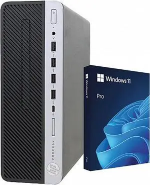 Refurbished: HP ProDesk 600 G4 SFF Windows 11 Pro High-Performance