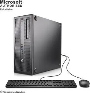 Refurbished: HP ProDesk 400 G2 Mini Desktop PC, Intel Core i3