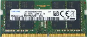 Samsung 32GB DDR4 3200MHz PC4-25600 1.2V 2Rx8 260-Pin SODIMM