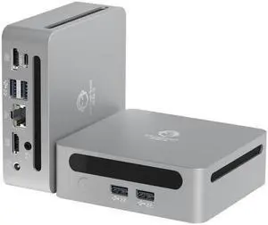 GenMachine Mini PC AMD Ryzen 7 5700U,32GB RAM 1TB M.2 NVMe SSD,AMD