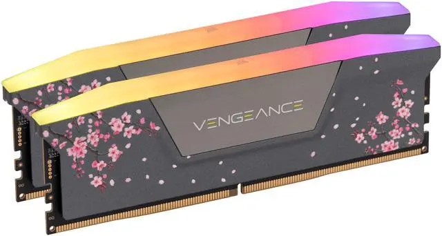 CORSAIR Vengeance RGB 32GB (2 x 16GB) 288-Pin PC RAM DDR5 6000