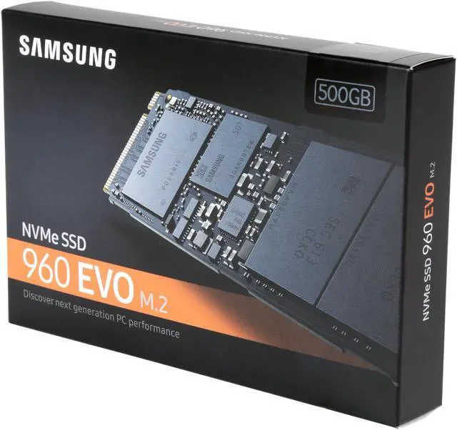 SAMSUNG 960 EVO M.2 500GB NVMe PCI-Express 3.0 x4 Internal Solid
