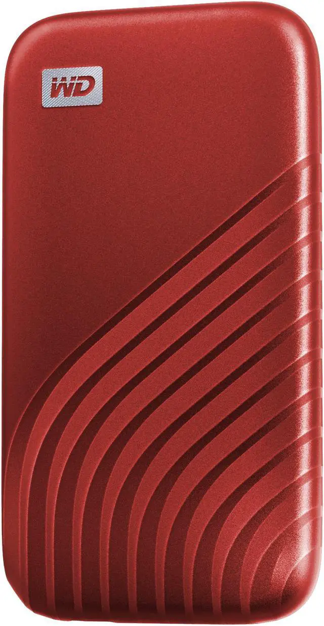 WD 1TB My Passport SSD External Portable Drive, Red - Newegg.com