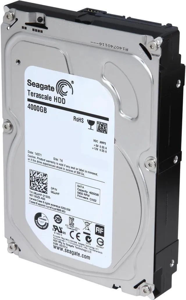 Seagate ST4000NC001 4TB 5900 RPM 64MB Cache SATA 6.0Gb/s 3.5