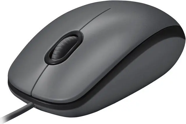 Logitech M100 Wired Ambidextrous 3-Buttons USB Mouse with 1000 DPI