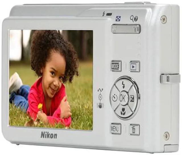 Nikon CoolPix S200 Silver 7.1 MP Digital Camera - Newegg.com