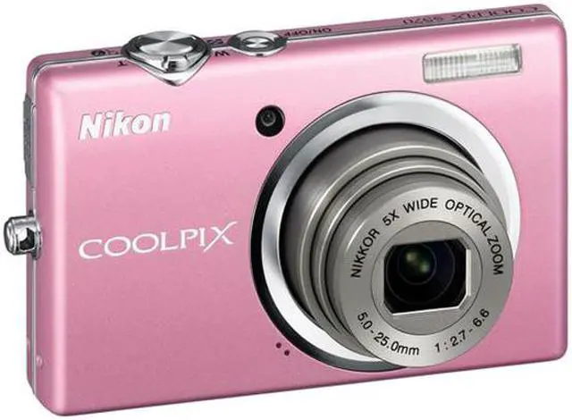 Nikon COOLPIX S570 Pink 12.0 MP 28mm Wide Angle Digital Camera