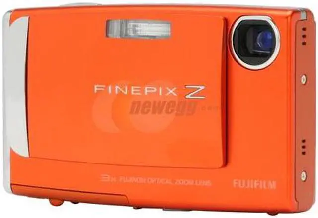 FUJIFILM FinePix Z10fd Orange 7.24 MP Digital Camera - Newegg.com