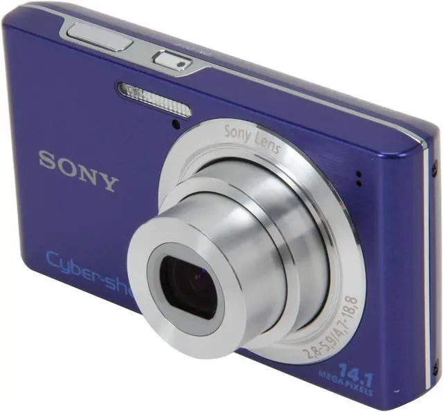 SONY Cyber-shot DSC-W610/L Blue 14.1 MP Digital Camera - Newegg.com