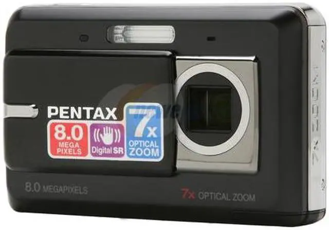 PENTAX Optio Z10 Black 8.0 MP Digital Camera - Newegg.com