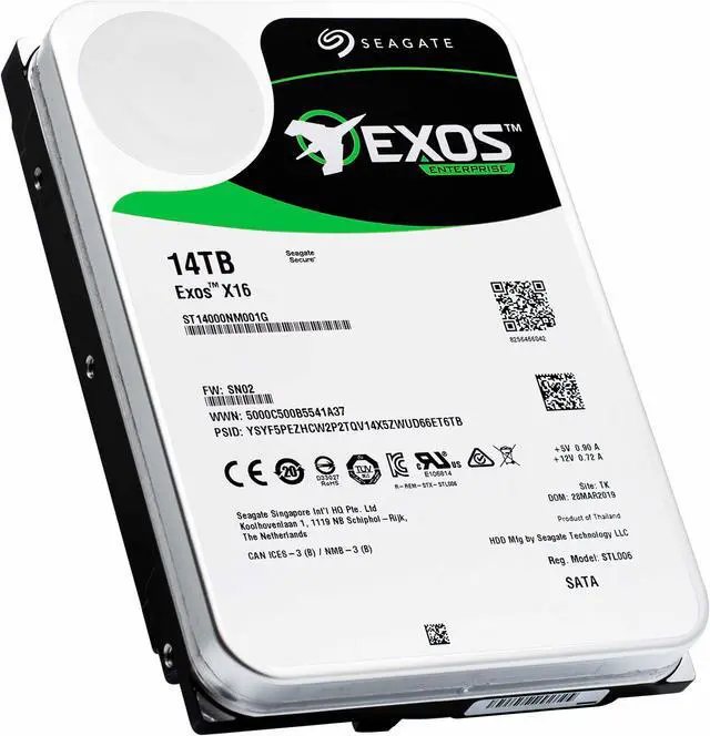 Seagate Exos X16 14TB 7200 RPM Enterprise Hard Drive - Newegg.ca