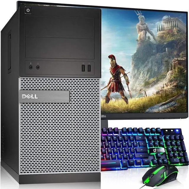 Refurbished: Dell Optiplex 7010 Tower Gaming PC Desktop Computer