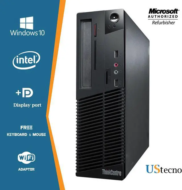 Refurbished: Lenovo ThinkCentre M91P SFF Computer Intel Core i5