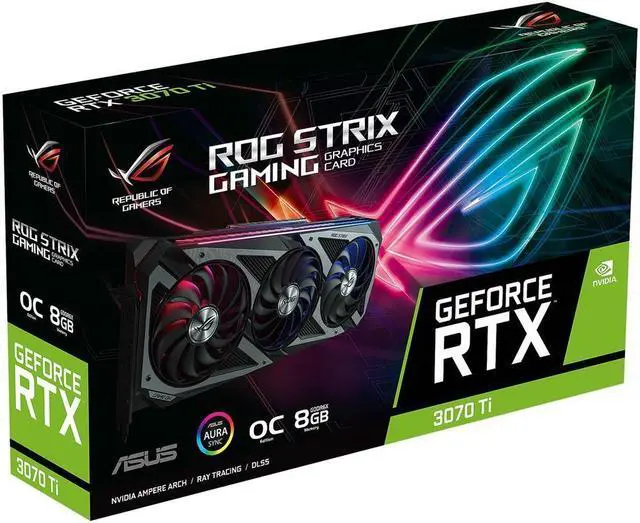 ASUS ROG Strix GeForce RTX 3070 Ti 8GB GDDR6X PCI Express 4.0 x16