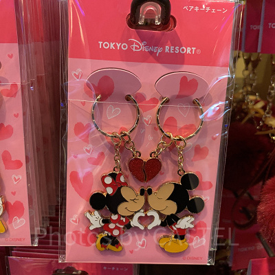 ミッキー＆ミニーキスペアキーチェーン②| キャステル | CASTEL