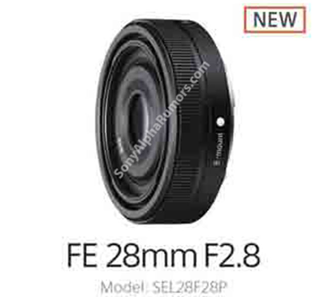 SONY SEL20F28 パンケーキレンズ 【公式通販】