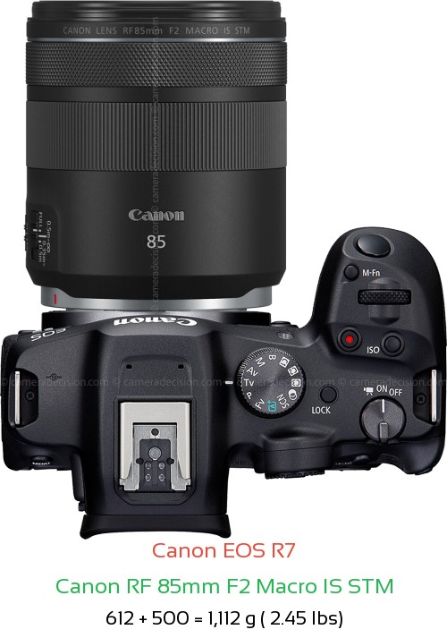Canon R7 Camera and Canon RF 85mm F2 Macro IS STM Lens