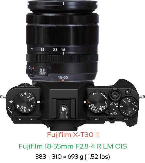 Fujifilm X-T30 II Camera and Fujifilm 18-55mm F2.8-4 R LM OIS Lens