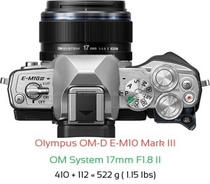 Olympus E-M10 III Camera and OM System 25mm F1.8 II Lens