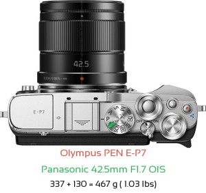 Olympus E-P7 Camera and Panasonic G 25mm F1.7 Lens
