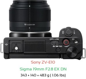 Sony ZV-E10 Camera and Tamron 20mm F2.8 Di III OSD M1:2 Lens