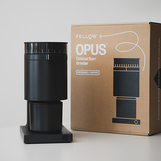Fellow のエスプレッソ対応コーヒーグラインダー、 Opus Conical Burr