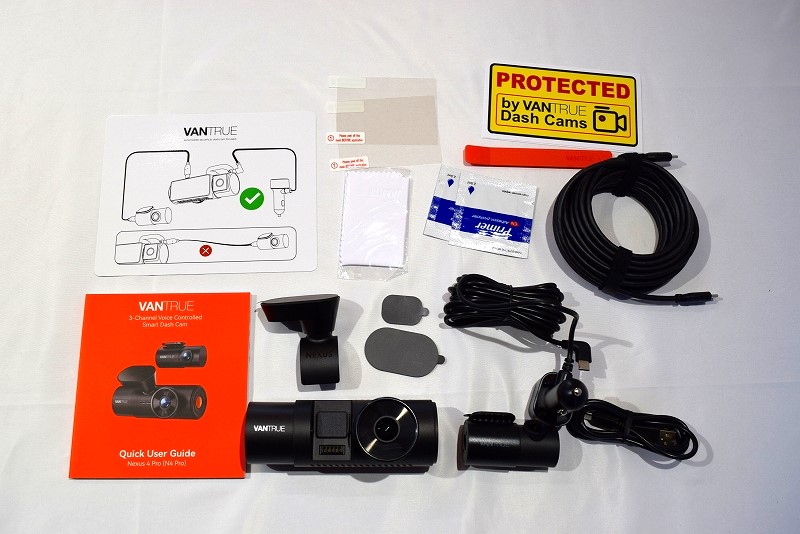 実機レビュー「N4 Pro」と評価 VANTRUEの4K STARVIS 2対応の3カメラ