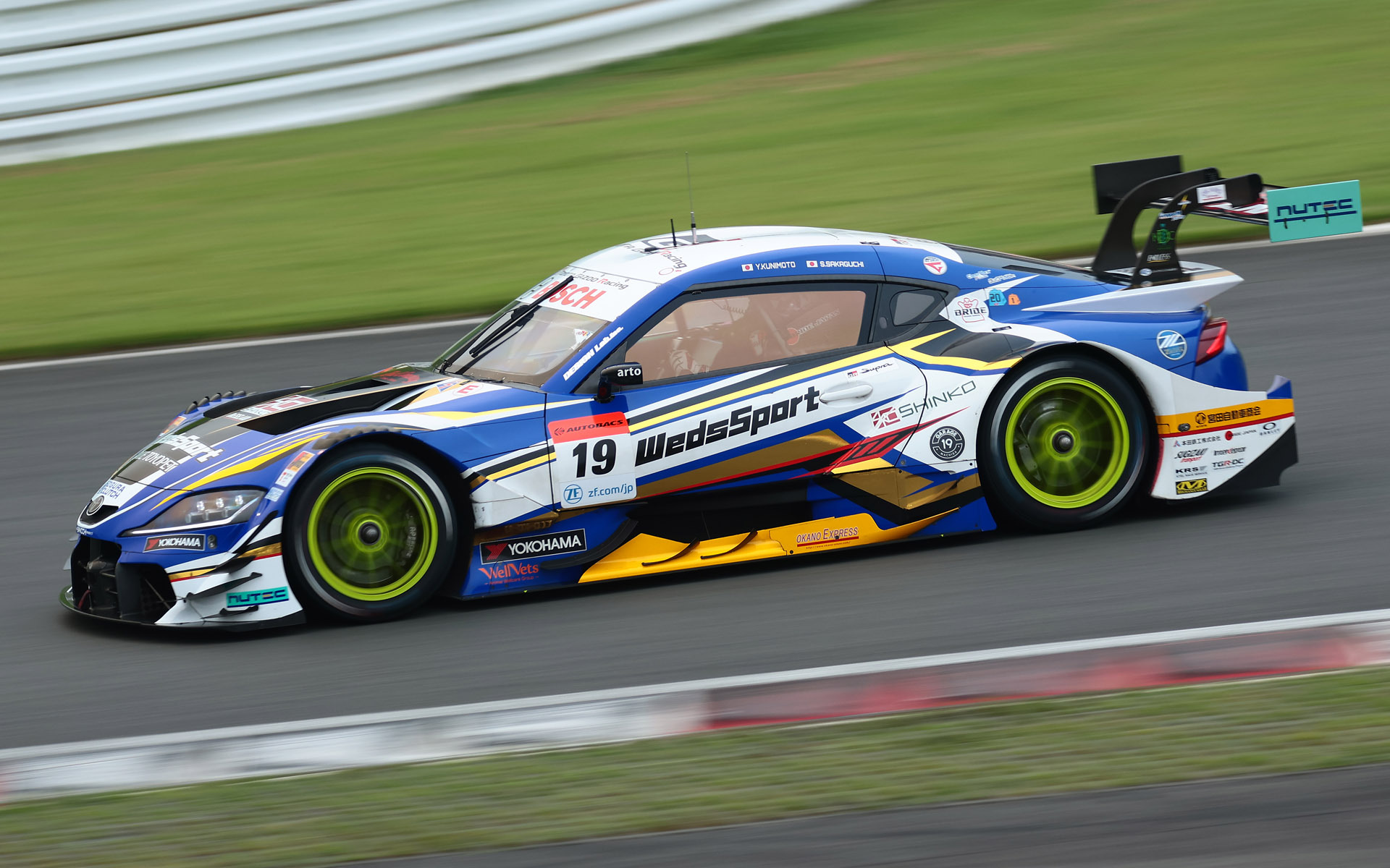 SUPER GT第4戦富士、19号車 WedsSport ADVAN GR Supraが3戦連続ポール