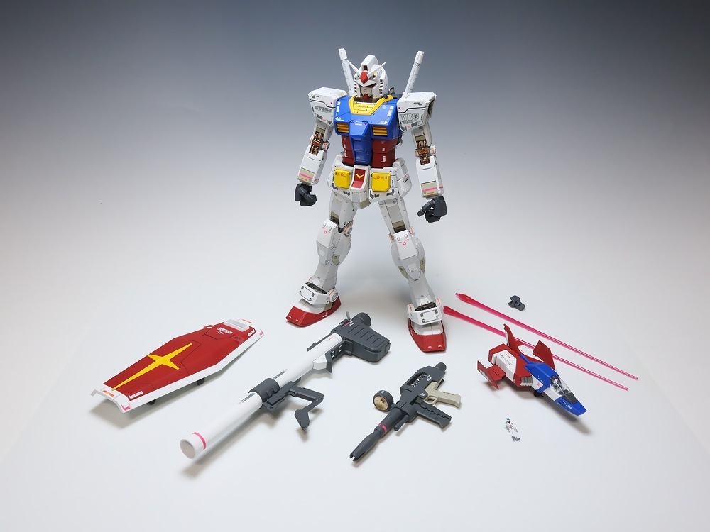 全塗装【プレミアムプラス完成品】バンダイ MG 1/100 ガンダム Ver.3.0