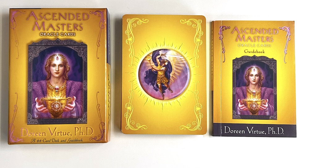 アセンデッドマスターオラクルカード 日本語解説書付き〈旧版〉(金縁