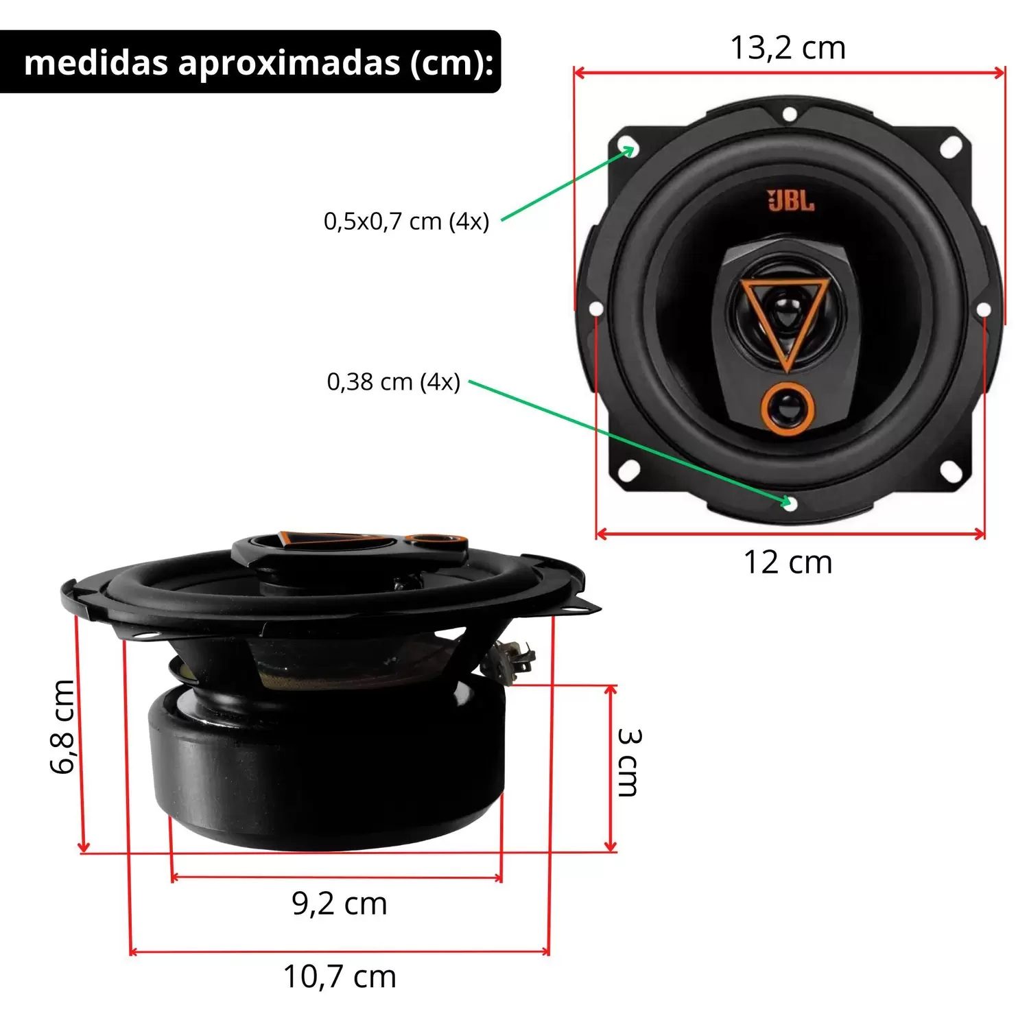 JBL 5TRMS80 コアキシャル カースピーカー ペア 13cm 160W 4Ω | カー