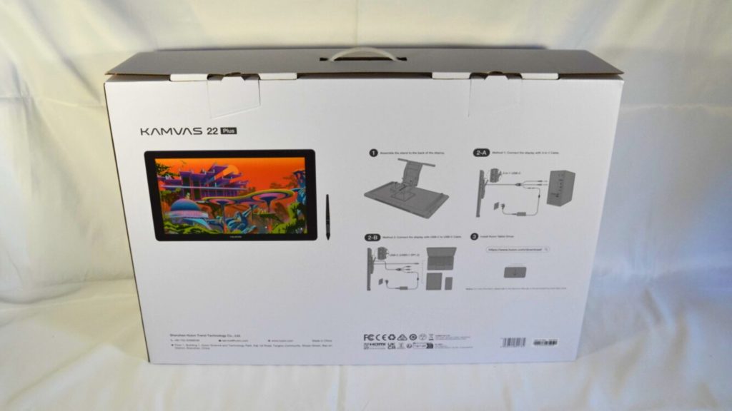 HUION】Kamvas 22 Plus – 手の届きやすい快適作業の21.5インチ液タブ