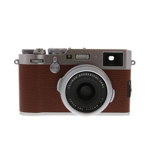 Fujifilm X100F Digital Camera, Silver/Brown {24.3MP}