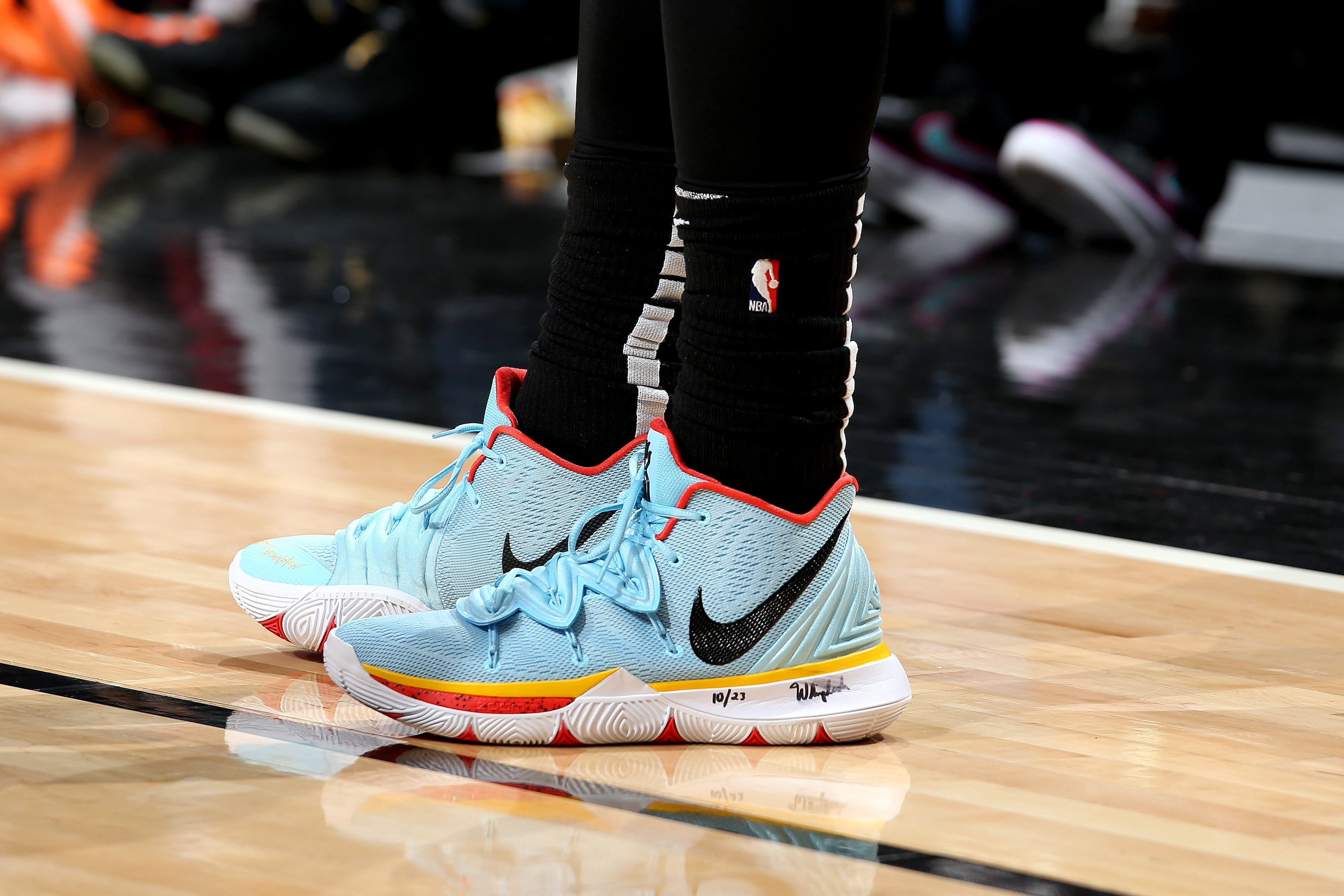 Nike releases colorway of Kyrie 5 in honor of Irving's late mother