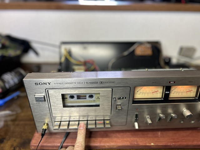 SONY カセットデッキ TC-4300SDの修理 ーその1ー - TomのブログⅡ