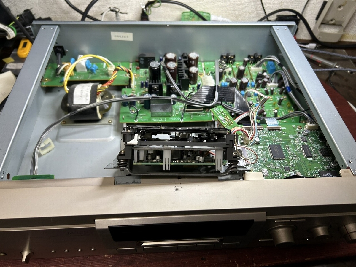 SONY MDデッキ MDS-JA3ESの修理 ーその4ー - TomのブログⅡ