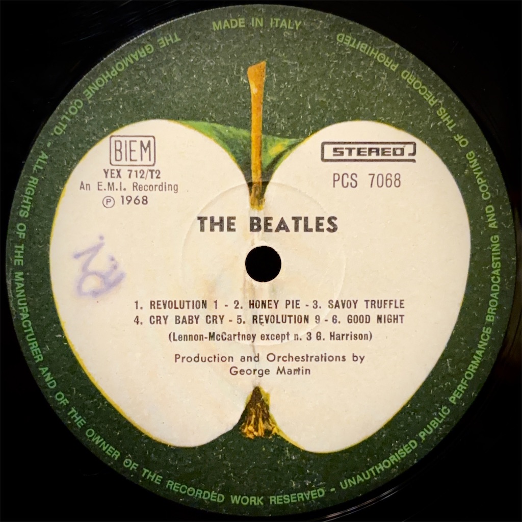 The Beatles (White Album) / The Beatles【イタリア盤(ステレオ