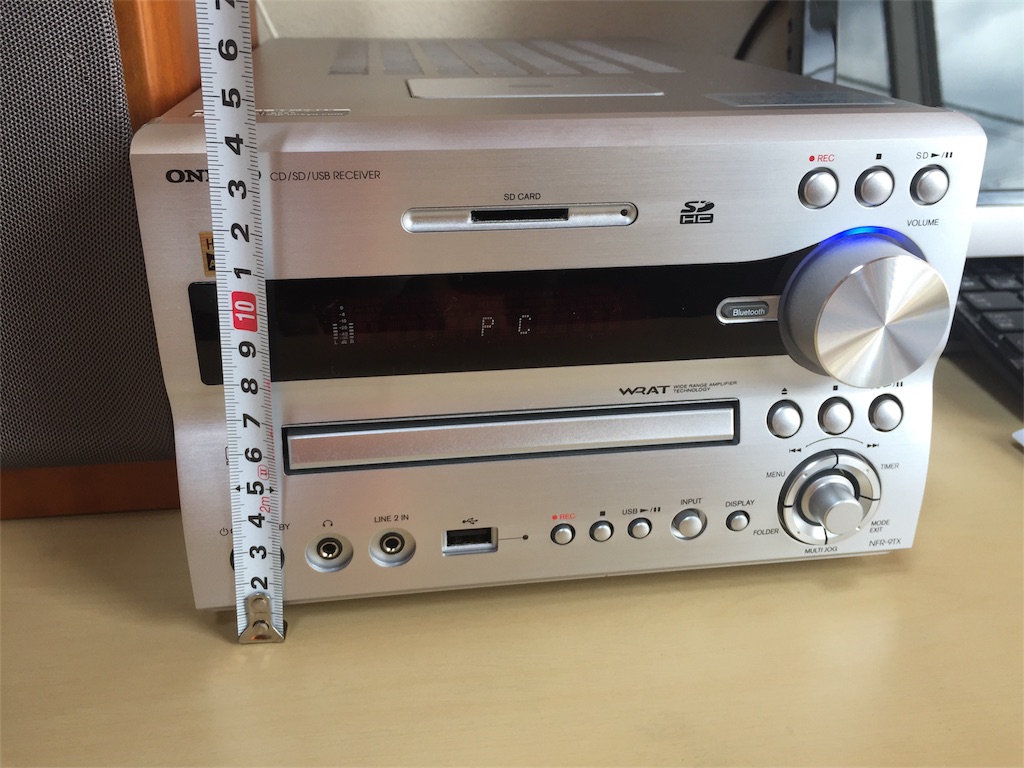 ミニコンポ 】ONKYO NFR-9TX購入 〜さらば 名器 ONKYO C-705TX