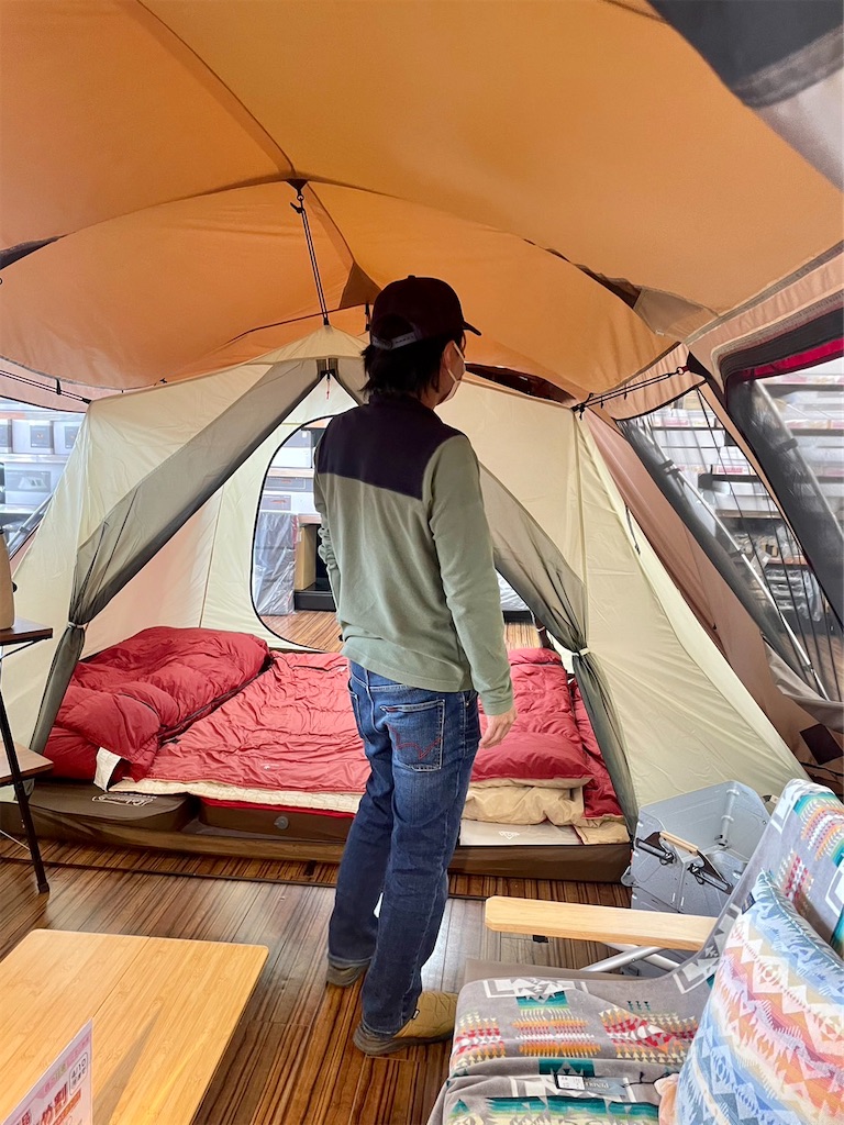 実際に調べた】ランドロックのサイズは？インナーテント・リビング